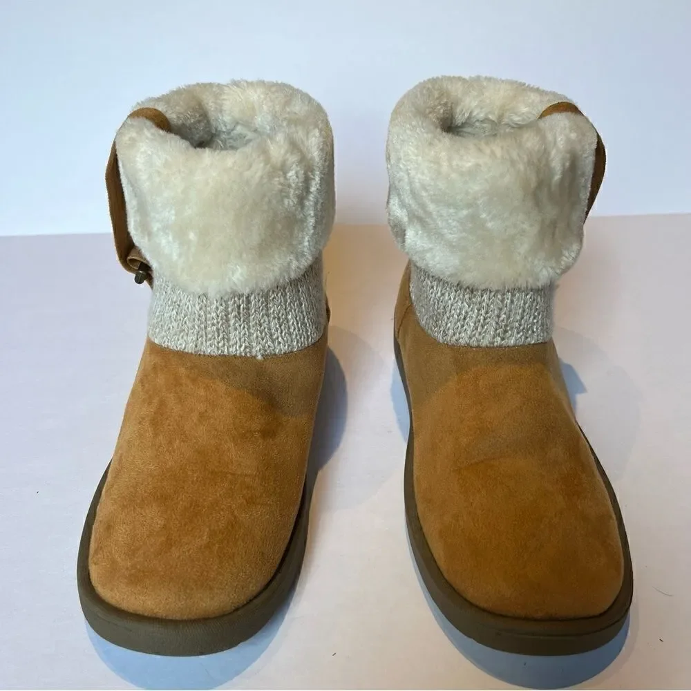 Cute Women's Life Stride Simply Comfort Winter Ankle Boots Light Brown Size 8M